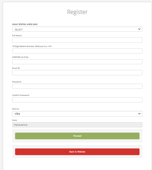 Swadhar Yojana